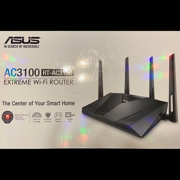 ASUS WiFi Router (RT-AC3100) comes in the original box, and looks like new. - Picture 2 of 11